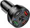 Car Charger Adapter - 4 Ports USB Fast Car Charger QC3.0/PD20W/Type-C/2.1A, Smart Shunt Car Phone Charger Compatible