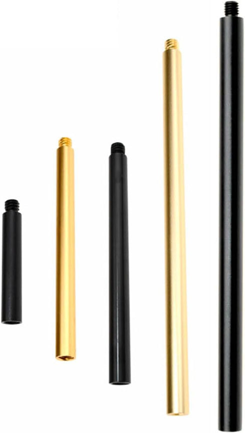 DIIOOMIEEU 1/4" Handhelds Tripods Mount Monopods Extension Rod Tripods Poles with Threaded for Tripods Stabilize