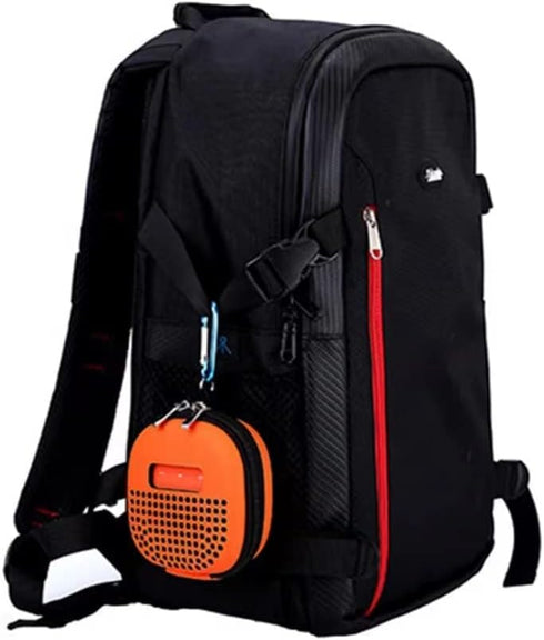 LZYDD Hard Travel Bag Case with Portable Metal Hook, Fits Bose Micro Speaker for Secure Outdoor Protection (Black)
