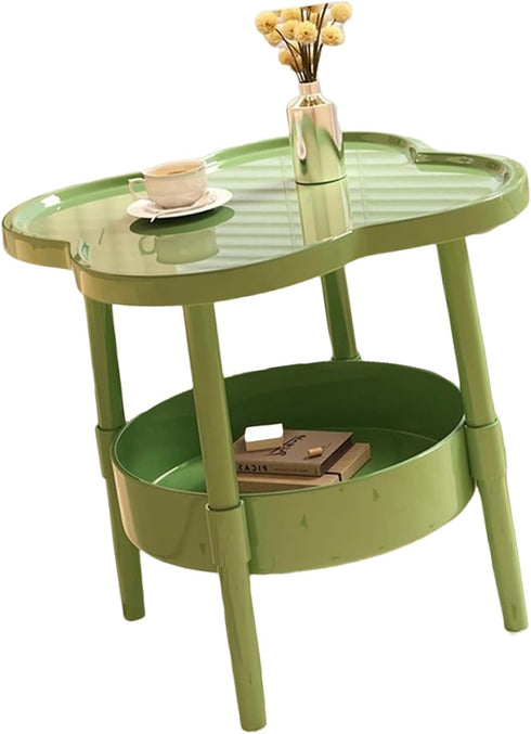 Vmohuyktx Cream Tinted Bedsides Table Organizers Friendly Rounded Corners Lightweight Portable Home Storage