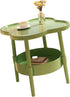 Vmohuyktx Cream Tinted Bedsides Table Organizers Friendly Rounded Corners Lightweight Portable Home Storage