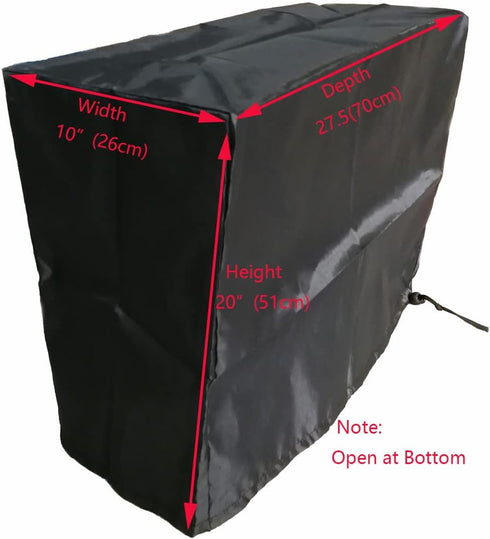 Large Size CPU Dust Cover, Gaming Computer Desktop PC Mid-Tower, Antistatic Waterproof Jacket Protector with Adjustable