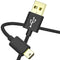 SCOVEE Camera USB Cable,Braided Mini USB Data Transfer Cord for Canon Rebel/PowerShot/EOS/DSLR/ELPH Digital