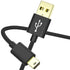 SCOVEE Camera USB Cable,Braided Mini USB Data Transfer Cord for Canon Rebel/PowerShot/EOS/DSLR/ELPH Digital