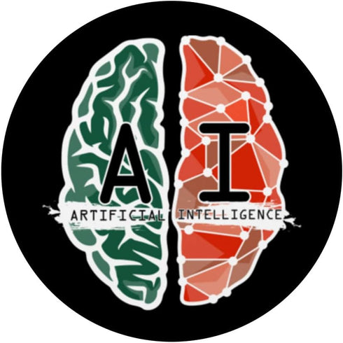Artificial Intelligence Brain Design AI Robots Robotics Swappable PopGrip by PopSockets