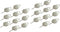 jojofuny 200pcs Sim Tray Remover Tool for Cell Phones Sim Ejector Pin