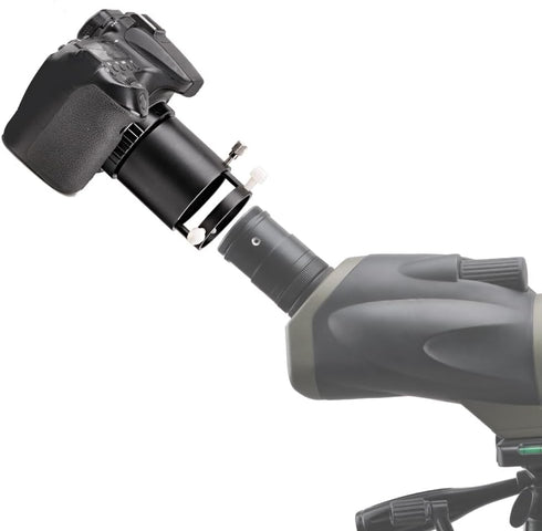 Adjustable Extension Spotting Scope Camera Adapter Mount for Nikon SLR Camera, with T-Ring for Birding and Photography
