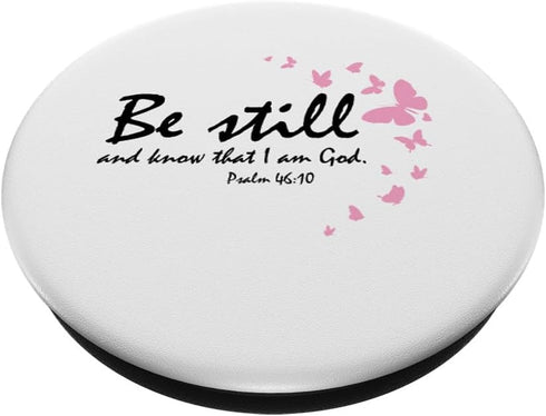 Christian Religious Butterflies Bible Verses Sayings Women PopSockets Standard PopGrip