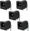 Breadboard-Friendly 2.1mm PCB Mounting Female DC Power Barrel Jack, 5 PCS DC Power Jack
