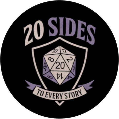 Tabletop Game RPG D 20 Dice PopSockets PopGrip: Swappable Grip for Phones & Tablets