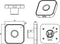 Zkhxhtg K202+R502AW DC12V Low Power Consumption Capacitive Fingerprint Control Board Fingerprint Recognition Module