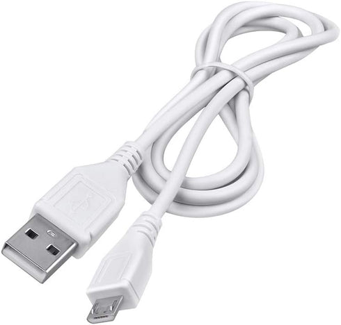ABLEGRID 5ft White Micro USB Power Charging Cord Cable Lead for Sound