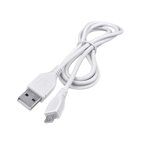 ABLEGRID 5ft White Micro USB Data Cable PC Laptop Cord for Sony
