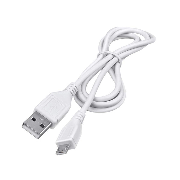 ABLEGRID 5ft White Micro USB Data Cable PC Laptop Cord for Sony