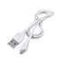 ABLEGRID 5ft White Micro USB Data Cable PC Laptop Cord for Sony