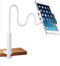 Gooseneck Phone Holder, 360° Rotate Support Rod, One-Hand Adjustable Cell Phone Holder for Desk, Headboard, Nightstand
