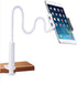 Gooseneck Phone Holder, 360° Rotate Support Rod, One-Hand Adjustable Cell Phone Holder for Desk, Headboard, Nightstand