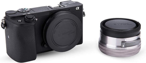 Camera Rear Lens Cap & Body Cap Cover for Sony E Mount A1 A7C A7R IV III A7 III II A7S III II A6600 (2 Packs)