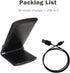 Wireless Charger, 15W Fast Wireless Charging Station with Adaptive Light for iPhone 14/13/12 Pro, Samsung Galaxy S23