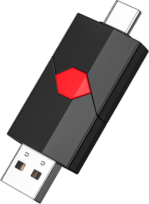 Aiibe 128GB USB C Flash Drive Dual Type C + USB A 128GB