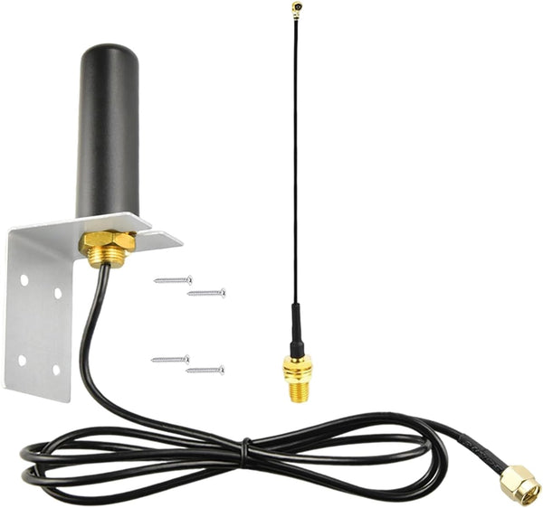 Boobrie 915Mhz LoRa Antenna Omni-Directional 5dBi SMA Male + 15CM Adapter Cable for