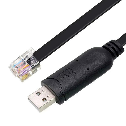 RS232 RJ11 6P6C Communication FT231XS (1.8M) USB Serial to Hand Control PC Link Firmware Upgrade Cable
