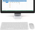 Keyboard and Mouse Sets, High Sensitivity No Delay 108 Keys Multi-Functional 2.4G Keyboard Mouse Combo (White)