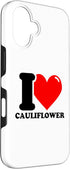 I heart Cauliflower 16 I Love Cauliflower Case for iPhone
