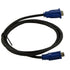 Generic HD15 4.5 2 Pack Premium Blue Connectors Male to Male SVGA VGA Long Video Monitor Cable for TV Computer