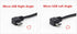 5M 2.0 90 5pc 55 2 USB A to Micro B USB Power Cable Charge Cord Degree Left Angle with Wiring Clips for Garmin Dash Cam