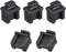 uxcell 5pcs SFP Silicone Protectors Cap Port Cover, Anti Dust 14mmx12mmx17mm Black
