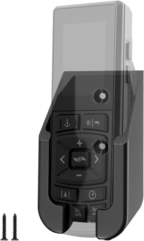 HKJWUN Remote Holder Fits for Minn-Kota Advanced GPS Trolley Motor Remote, Reinforced PETG