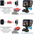 MiPremium Helmet Buckle Mount Adapter for GoPro Hero 12 11 10 9 8 7 6 5 4 3 Black Silver & Other Action Camera