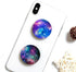 PLGBVAO 4 Pack Cellphone Stand,Cell Phone Finger Foldable Holder Starry Sky Pattern Grip for Smartphones and Tablets