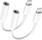 USB C to 3.5 mm Headphone Jack Adapter, 2-Pack Type C Aux Audio Dongle Cable for iPhone 15/15 Pro/Pro Max/Plus, Samsung