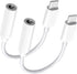 USB C to 3.5 mm Headphone Jack Adapter, 2-Pack Type C Aux Audio Dongle Cable for iPhone 15/15 Pro/Pro Max/Plus, Samsung