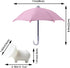 Phone Umbrella for Sun Shad,Phone Umbrella Suction Cup Stand,Outdoor Anti-Glare Cell Phone Cute Sunshade Holder,Car Phone Navigation Sun Shade Umbrella (Pink)