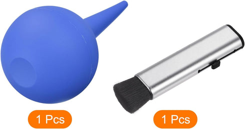 MECCANIXITY Dust Ball Air Blower Kit for Camera Lens, Keyboard, PCB Board, Computer, Plants, 90ml Blue Cleaning Pump