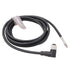 M12 A Code Right Angle 8 Pin Female to Open Shielded Industrial Aviation Sensor Cable for Automation Control 2m
