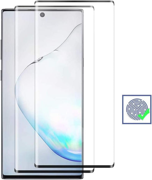 Samsung Galaxy Note10 Screen Protector, (2pcs) 9H Hardness 3D Full Coverage Tempered Glass