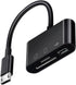 wengjack Compactly USB C Card Reader USB C to Memory Card Reader for Travel Office Use for USB Flashing Disk Connecting
