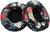 Replacement Ear Pads for Beats Studio 2 & 3 Wired/Wireless, Model B0501 B0500, Black Flower, Protein Leather and Memory