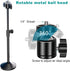 Henngan C922 C930e C920S C920 C615 C960 C920x 4K N60, 1/4" Webcam Stand with Phone Holder, Extendable Desktops Tripod