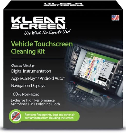 Premium Navigation Screen Cleaner 2oz Spray Bottle, Great for Large Nav Screens in Cars with Bonus Cloths
