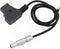 HangTon D-tap 2 Pin Power Cable Flexible Braided for Preston MDR3 LR2 Teradek