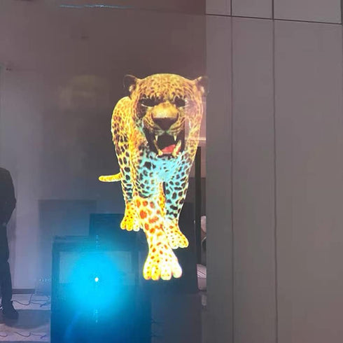 3D 8.3Inchx11.7Inch Effect Rear Projection Film Self - Adhesive Holographic Projection Screen Film for Home Cinema