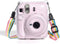 Case for Fujifilm Instax Mini 12, Clear Hard PVC Protective Cover with Adjustable Shoulder Strap
