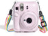 Case for Fujifilm Instax Mini 12, Clear Hard PVC Protective Cover with Adjustable Shoulder Strap