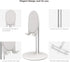 Bright Stone Adjustable Phone Stand for Desk, Compatible with 4"-12.9" Phones/Tablet/iPhone/iPad/Switch (White)