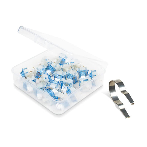 Granvela Outemu Light Blue Ocean Switches for Mechanical Keyboard, 55g Force, Tactile, 3 Pin, Pack of 20